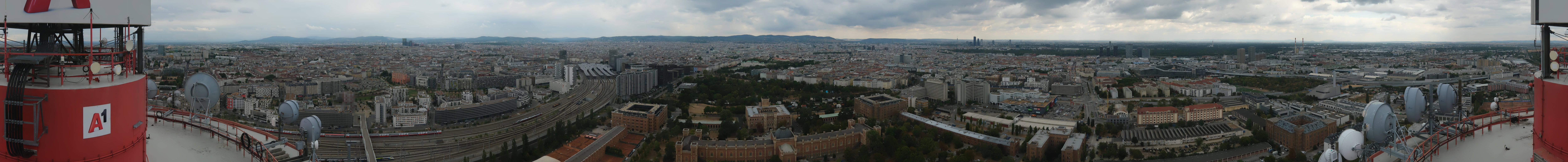 Archiv Foto Webcam Wien - Stadtpanorama