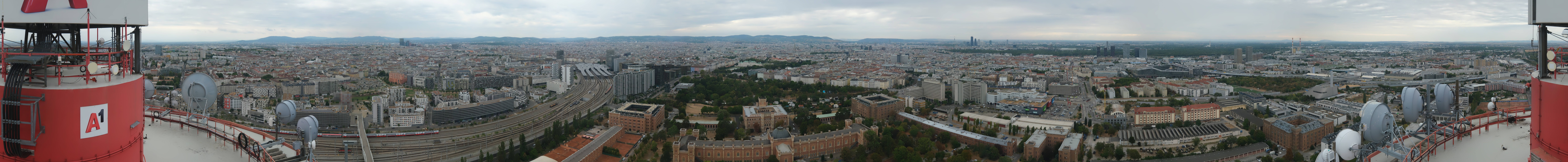 Archiv Foto Webcam Wien - Stadtpanorama