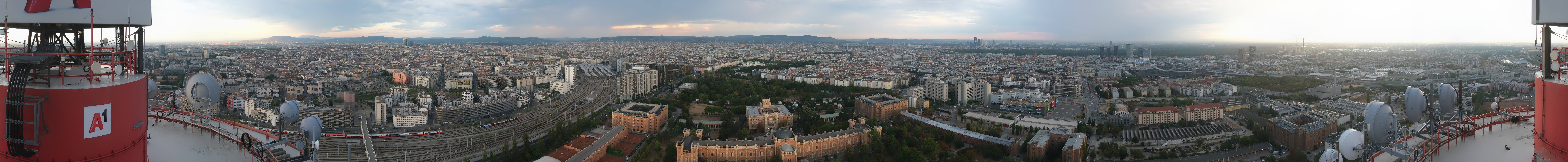 Archived image Webcam Vienna - View of the city