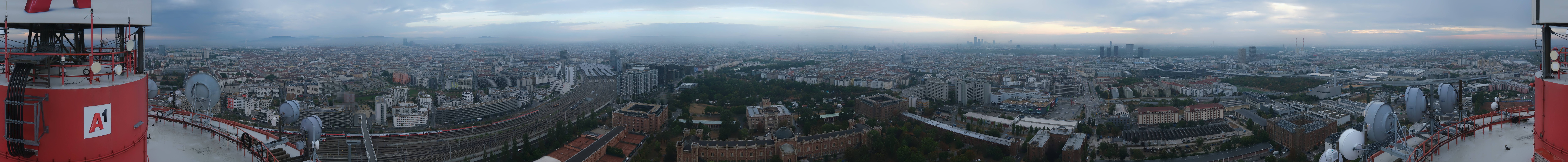 Archiv Foto Webcam Wien - Stadtpanorama