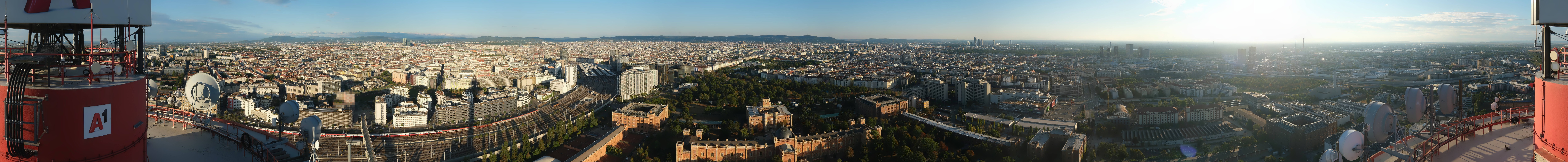 Archiv Foto Webcam Wien - Stadtpanorama