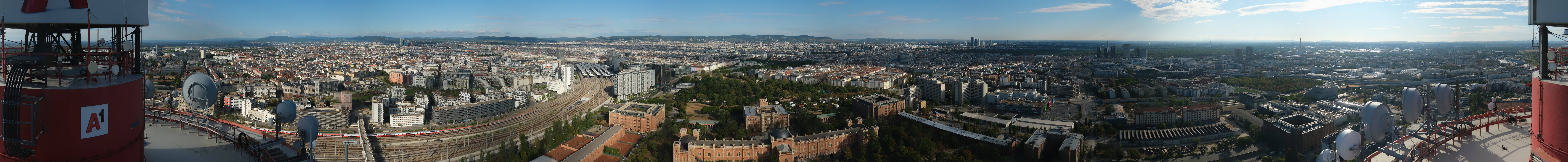 Archiv Foto Webcam Wien - Stadtpanorama