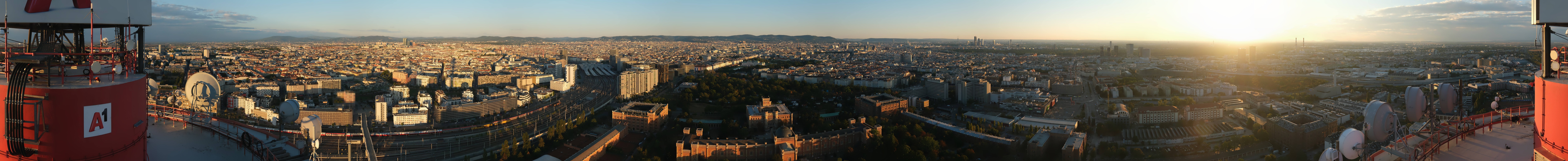 Archiv Foto Webcam Wien - Stadtpanorama