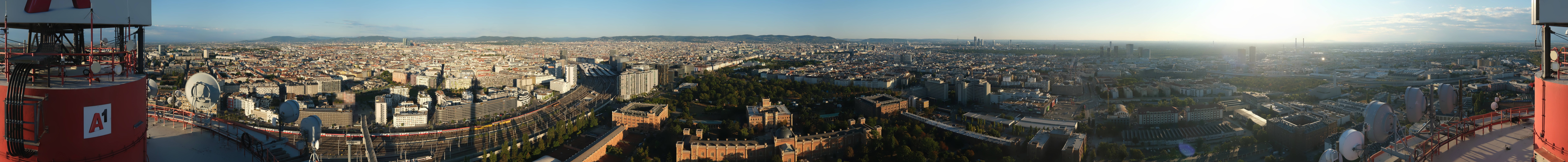 Archiv Foto Webcam Wien - Stadtpanorama