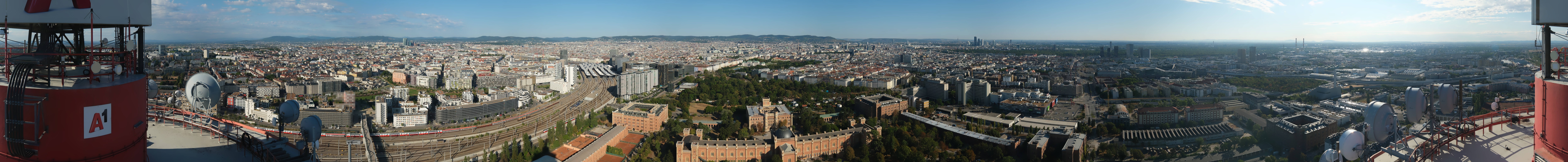 Archiv Foto Webcam Wien - Stadtpanorama