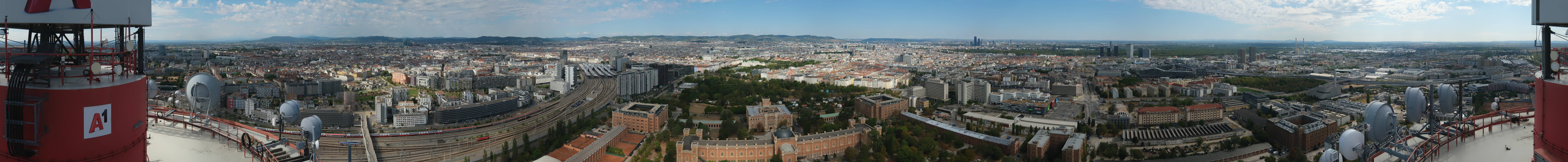 Archiv Foto Webcam Wien - Stadtpanorama