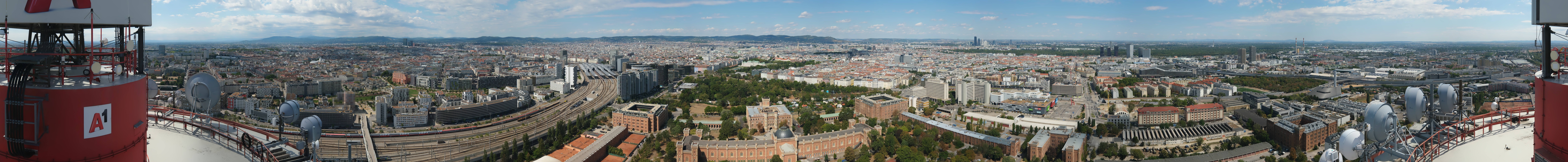 Archiv Foto Webcam Wien - Stadtpanorama