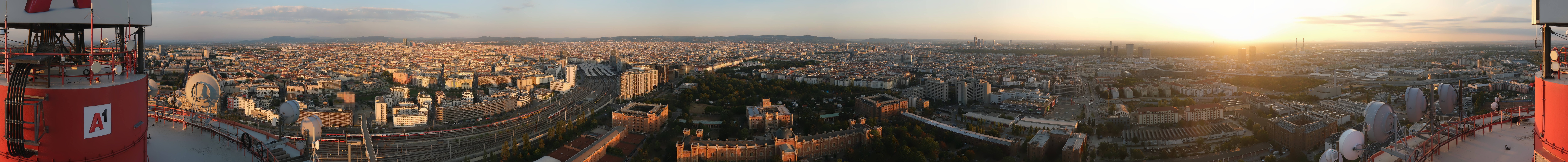 Archiv Foto Webcam Wien - Stadtpanorama
