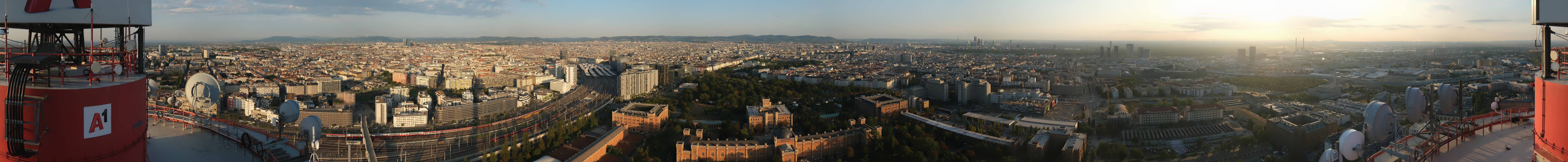 Archiv Foto Webcam Wien - Stadtpanorama