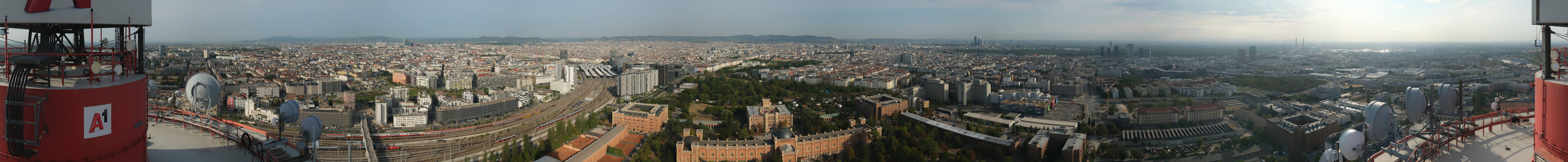 Archiv Foto Webcam Wien - Stadtpanorama