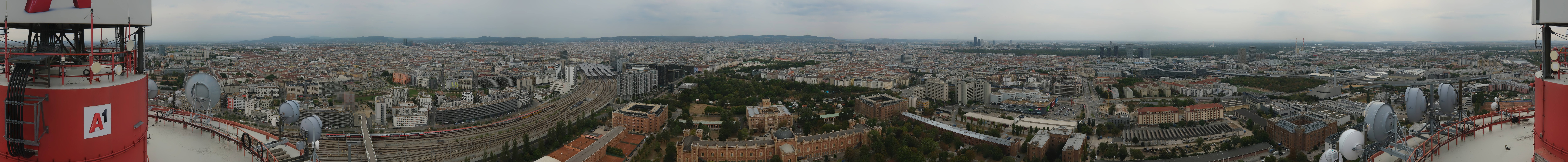 Archiv Foto Webcam Wien - Stadtpanorama