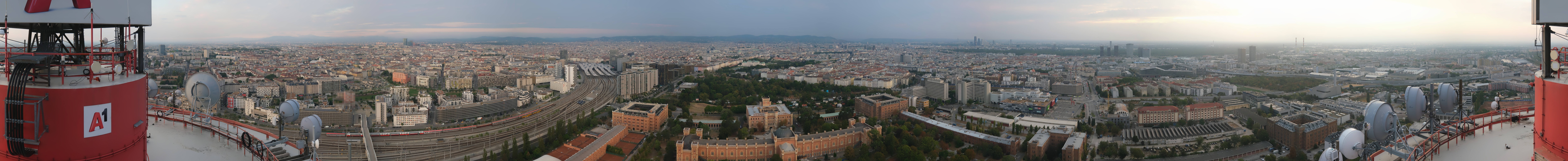 Archiv Foto Webcam Wien - Stadtpanorama