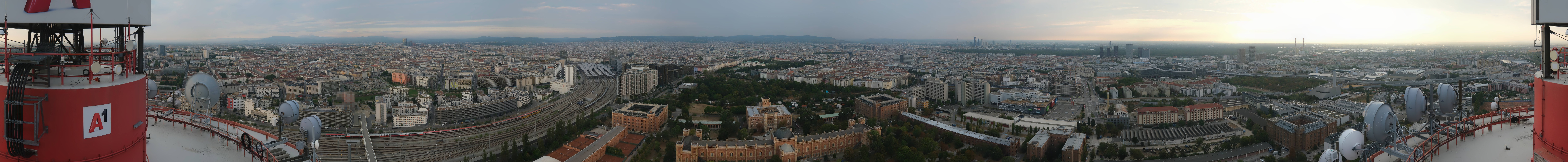 Archiv Foto Webcam Wien - Stadtpanorama