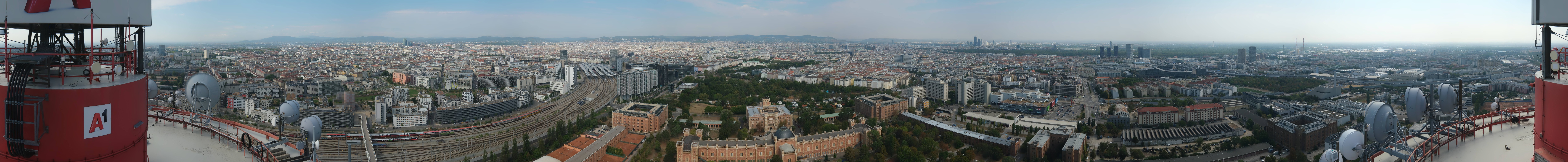 Archiv Foto Webcam Wien - Stadtpanorama