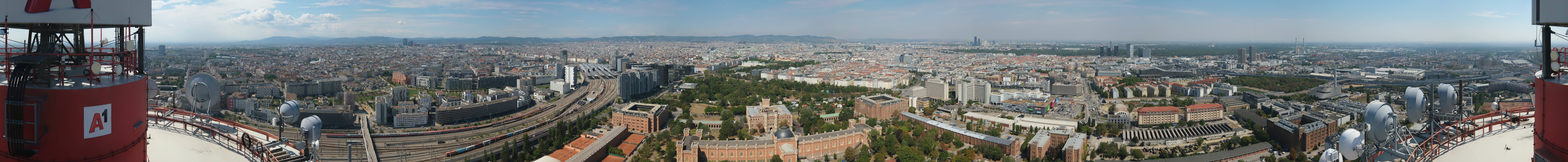 Archiv Foto Webcam Wien - Stadtpanorama