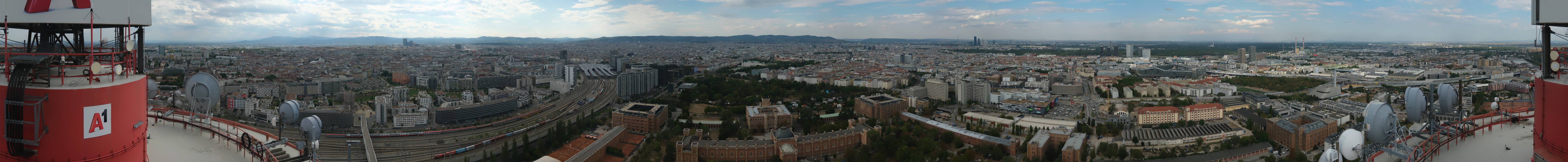 Archiv Foto Webcam Wien - Stadtpanorama