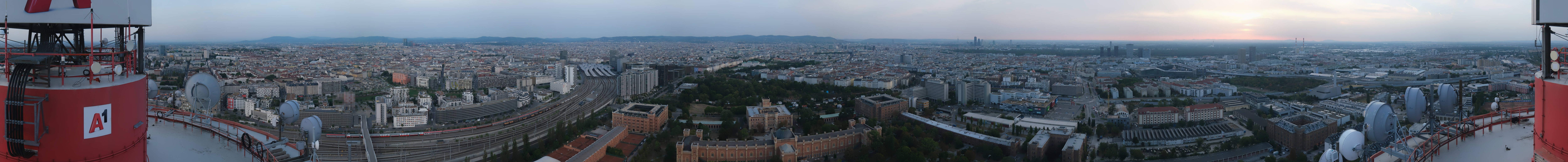 Archiv Foto Webcam Wien - Stadtpanorama