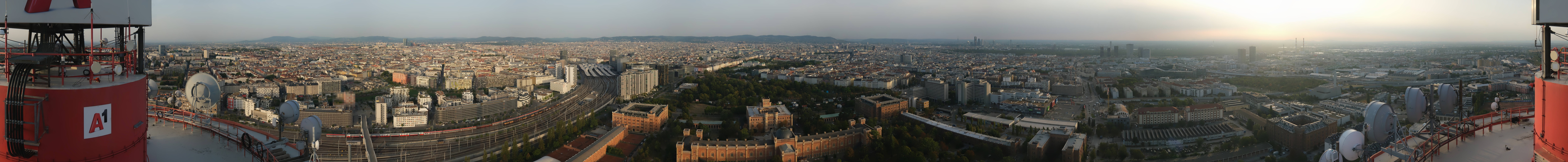 Archiv Foto Webcam Wien - Stadtpanorama