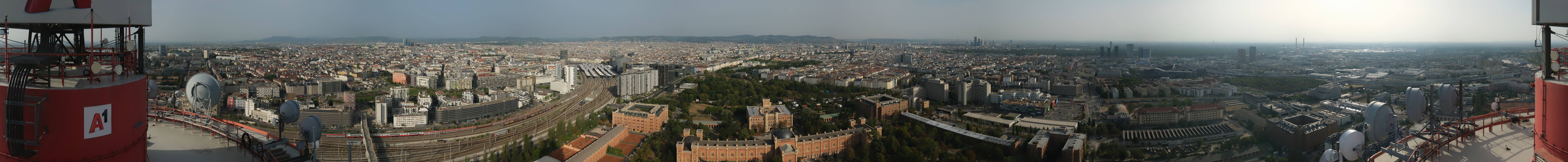 Archiv Foto Webcam Wien - Stadtpanorama