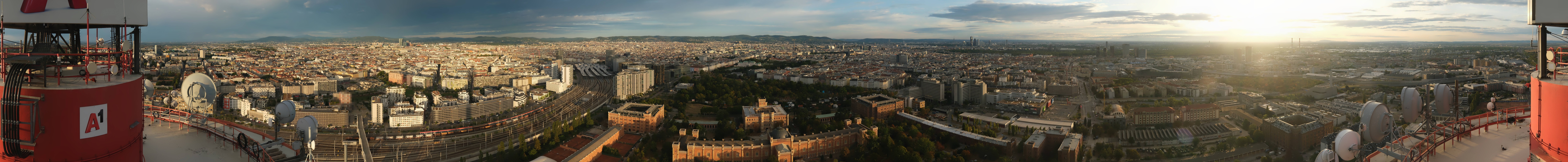 Archiv Foto Webcam Wien - Stadtpanorama