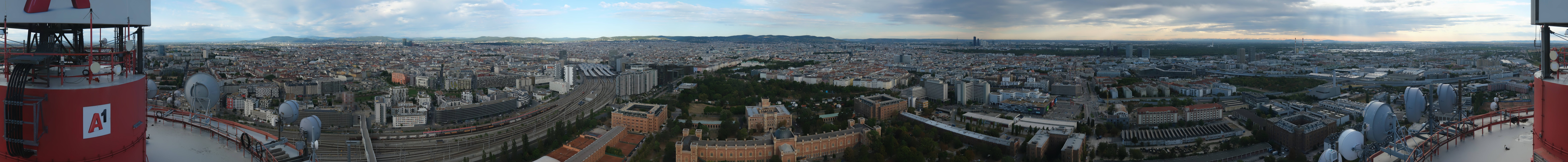 Archiv Foto Webcam Wien - Stadtpanorama