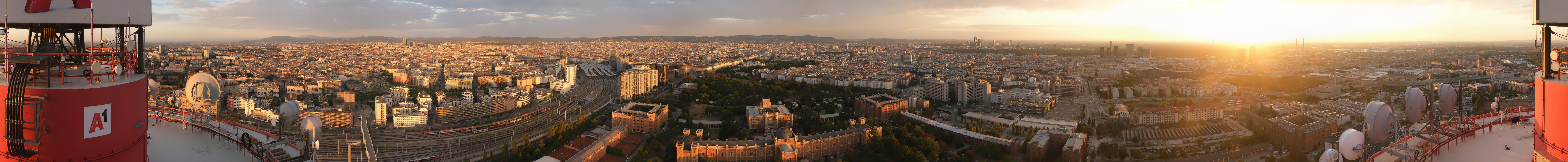 Archived image Webcam Vienna - View of the city