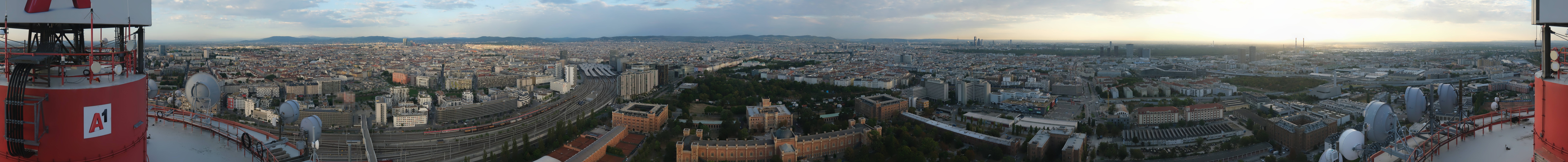 Archived image Webcam Vienna - View of the city