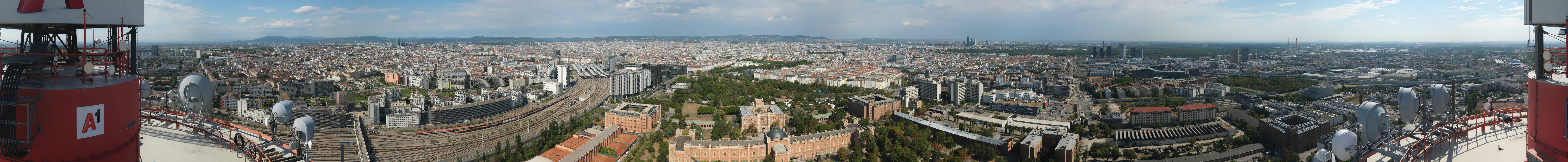 Archived image Webcam Vienna - View of the city