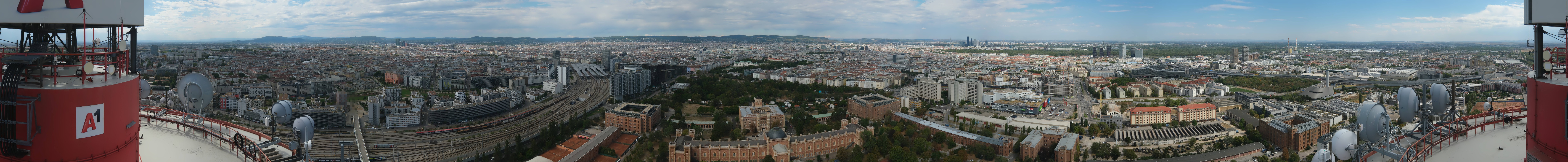 Archived image Webcam Vienna - View of the city