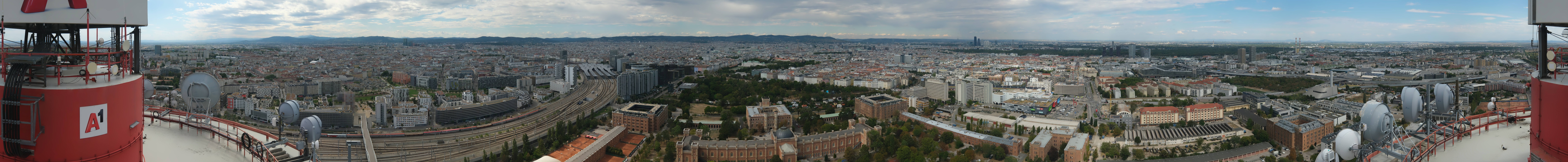Archiv Foto Webcam Wien - Stadtpanorama