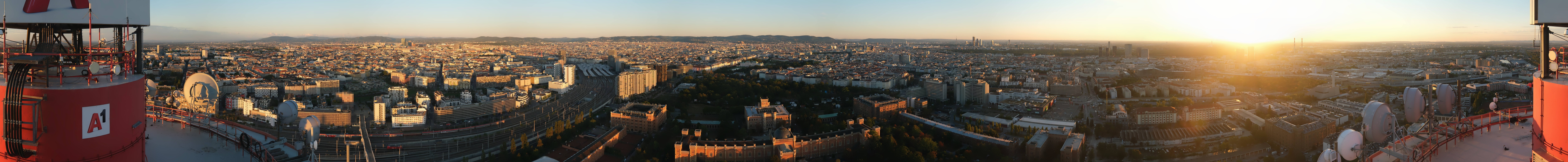 Archiv Foto Webcam Wien - Stadtpanorama