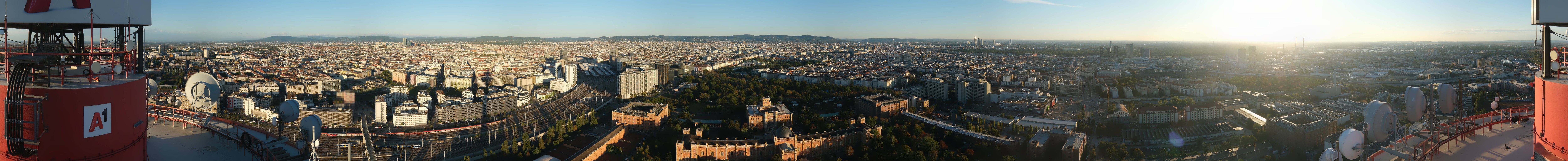 Archiv Foto Webcam Wien - Stadtpanorama