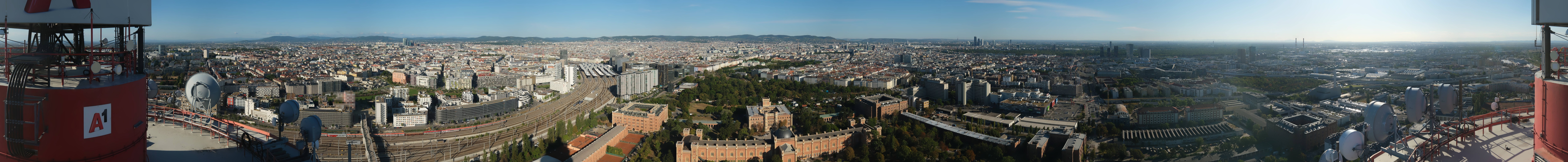 Archiv Foto Webcam Wien - Stadtpanorama