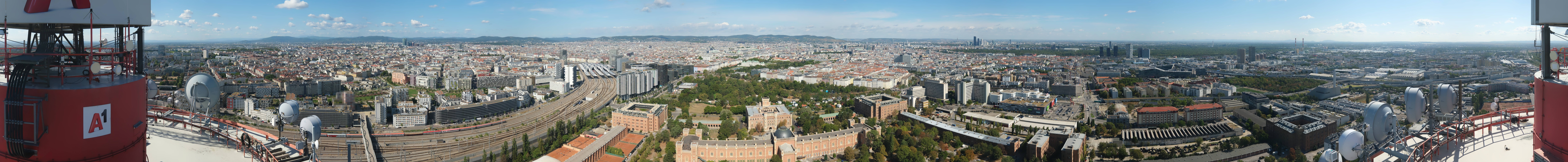 Archiv Foto Webcam Wien - Stadtpanorama