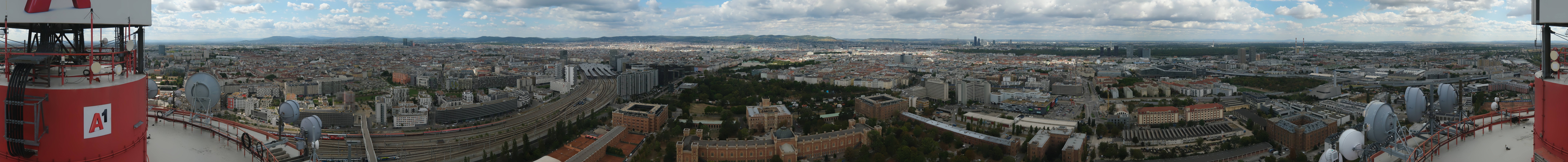 Archiv Foto Webcam Wien - Stadtpanorama