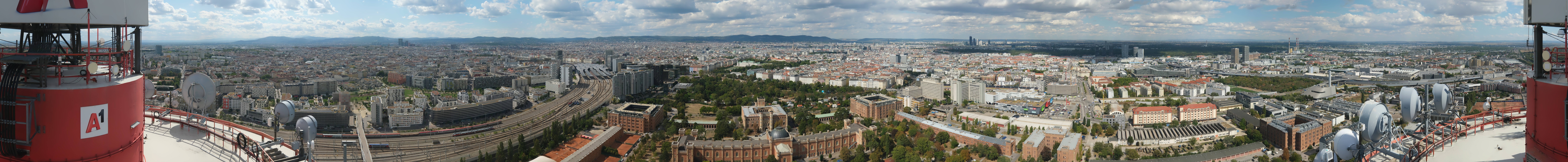 Archiv Foto Webcam Wien - Stadtpanorama