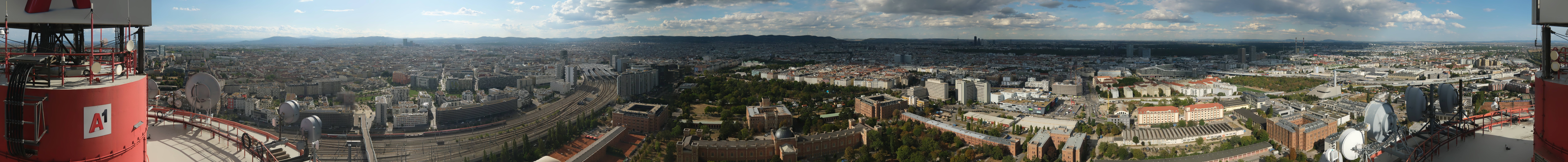 Archiv Foto Webcam Wien - Stadtpanorama