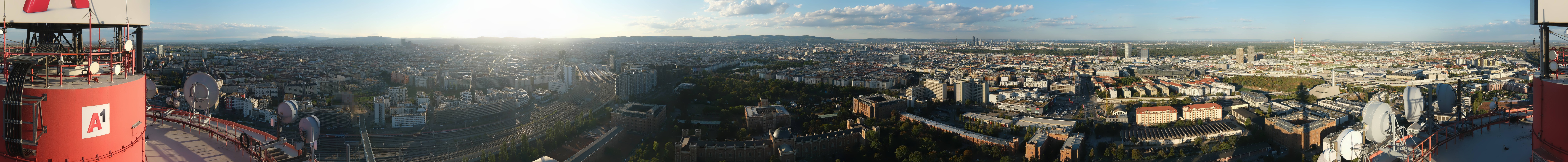 Archiv Foto Webcam Wien - Stadtpanorama