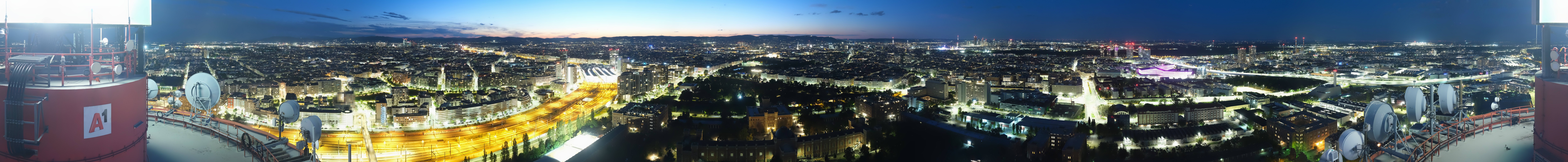 Archiv Foto Webcam Wien - Stadtpanorama
