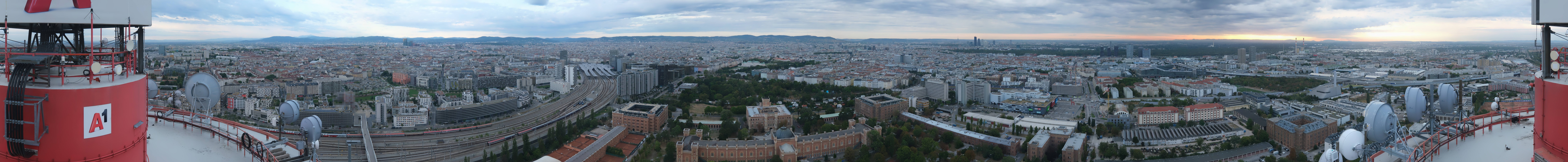 Archiv Foto Webcam Wien - Stadtpanorama