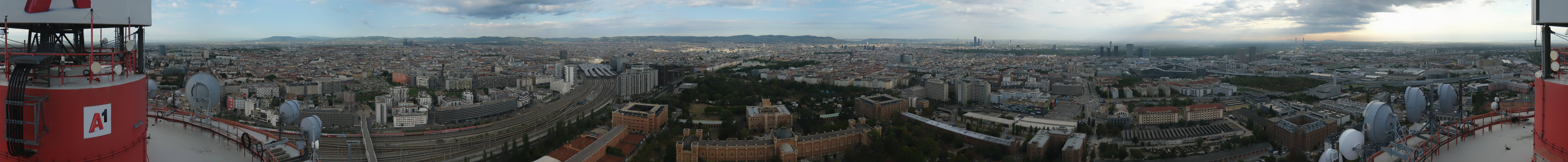 Archiv Foto Webcam Wien - Stadtpanorama