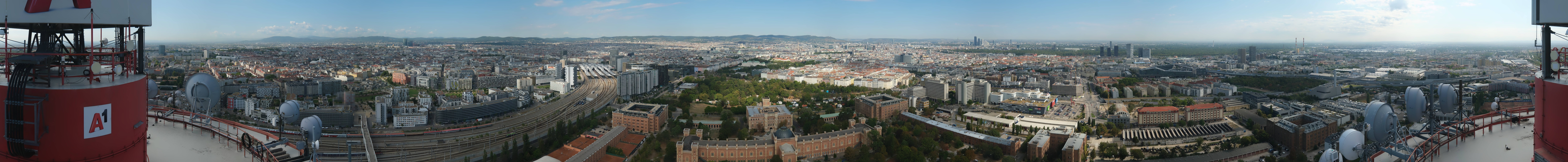 Archiv Foto Webcam Wien - Stadtpanorama