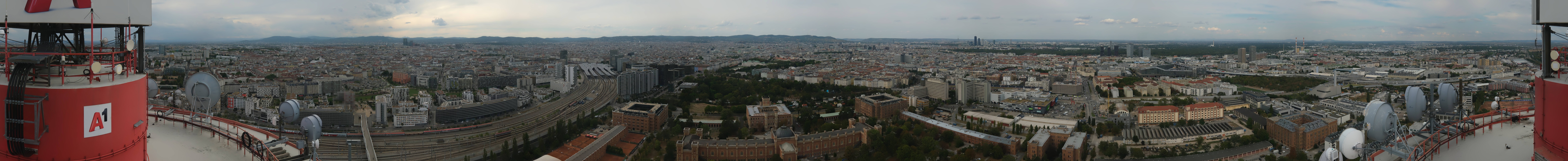 Archiv Foto Webcam Wien - Stadtpanorama