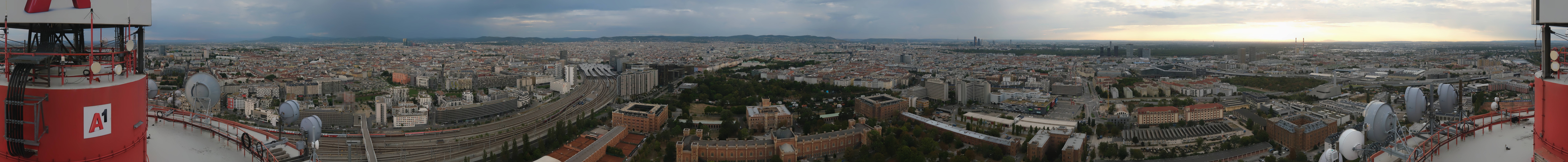 Archiv Foto Webcam Wien - Stadtpanorama