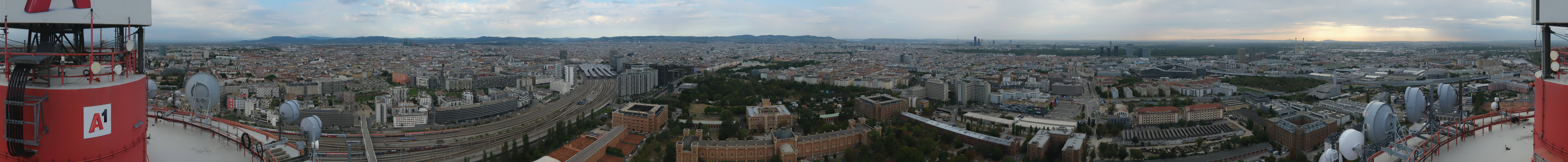 Archiv Foto Webcam Wien - Stadtpanorama