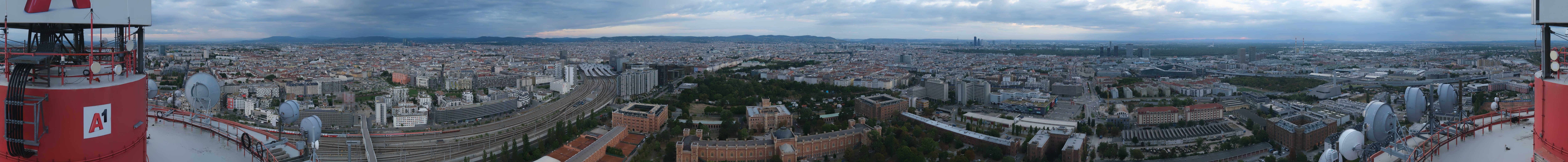 Archiv Foto Webcam Wien - Stadtpanorama