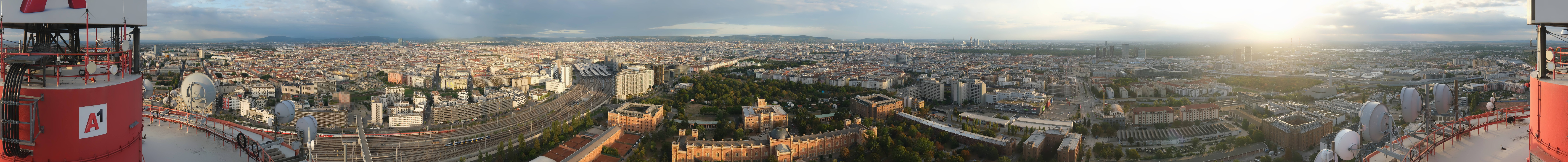 Archiv Foto Webcam Wien - Stadtpanorama