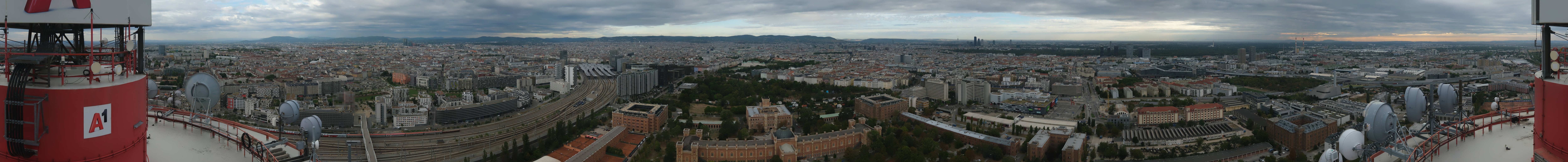 Archiv Foto Webcam Wien - Stadtpanorama