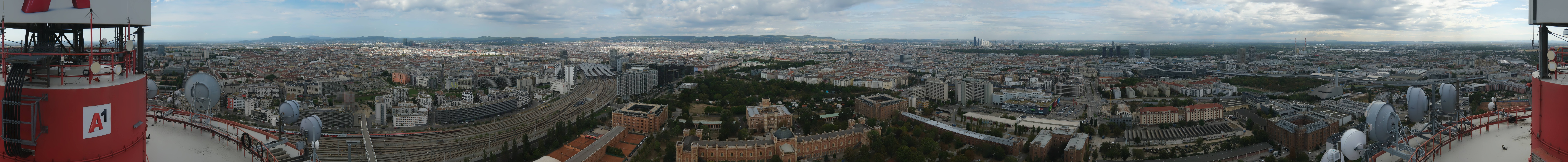 Archiv Foto Webcam Wien - Stadtpanorama