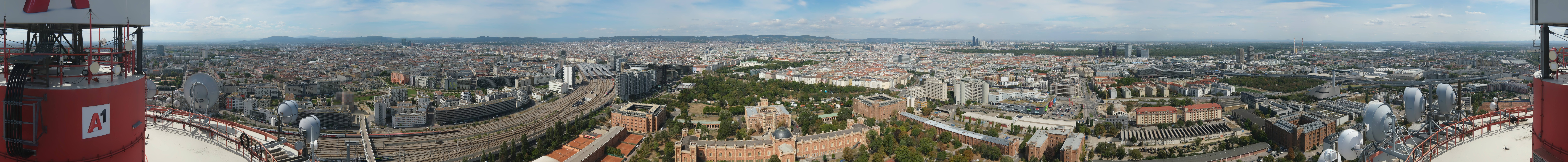Archiv Foto Webcam Wien - Stadtpanorama